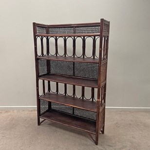 Large Caned Shelves
