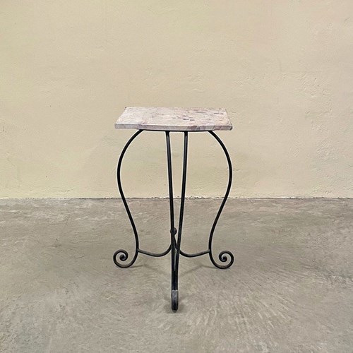 Small Marble Top Console Table