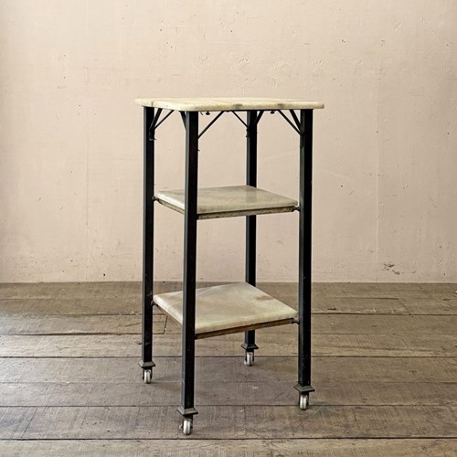 Marble And Brass Table