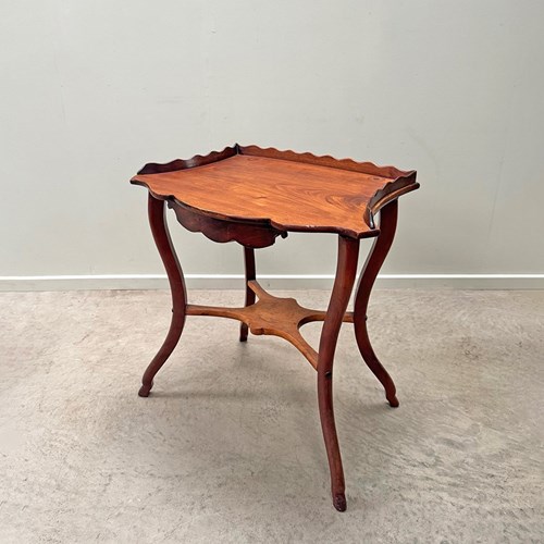 Scalloped Side Table