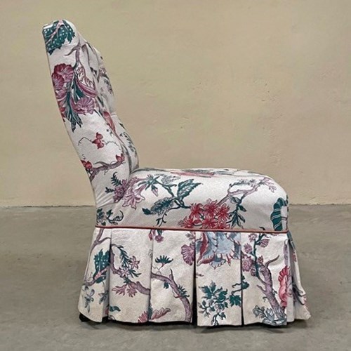 Floral Slipper Chair