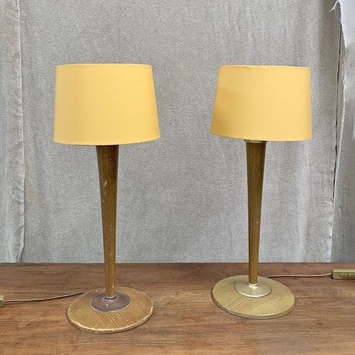 Pair Of 1960'S Table Lamps With Shades