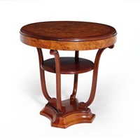 French art deco coffee center table by maurice duf