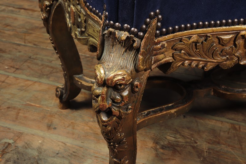 Antique French Carved and Parcel Gilt Long Stool -the-furniture-rooms-img-5631-main-637500869920851900.JPG