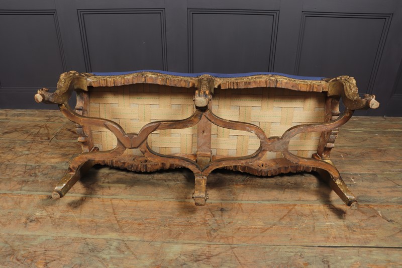 Antique French Carved and Parcel Gilt Long Stool -the-furniture-rooms-img-5644-main-637500870252881366.JPG