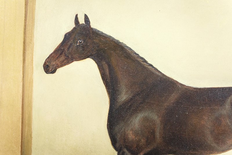 19th Century Oil on Canvas Horse in Stable-the-home-bothy-202102225dm33789-main-637504502862453549.jpg