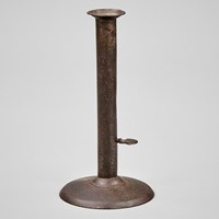 19th Century Hogscraper Candle Holder