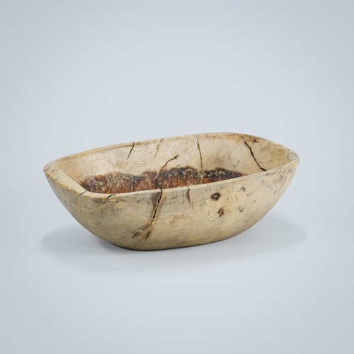 Early 19Th Century Swedish Root Or Knot Bowl