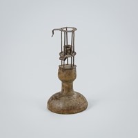 19th Century Bird Cage Rise and Fall Candlestick