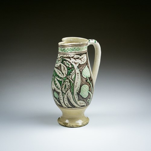 Medieval Tin Glazed Orvieto Jug