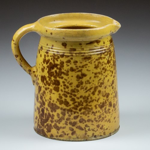 Large 19Th Century Slipware Jug