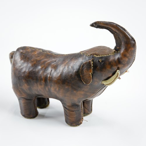 Diminutive Leather Elephant