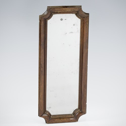 Late 18Th Century Oak Pier Mirror