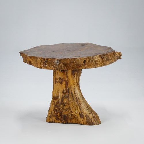 Impressive Live Edge Elm Grotto Coffee Table