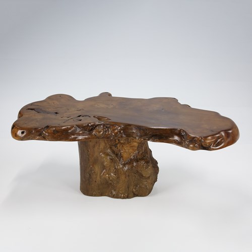 Large Elm Slab Coffee Table