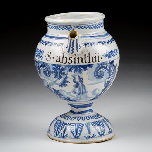 18Th Century Absinthe Wet Drug Jar