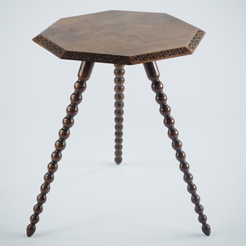 19Th Century Bobbin Gypsy Table