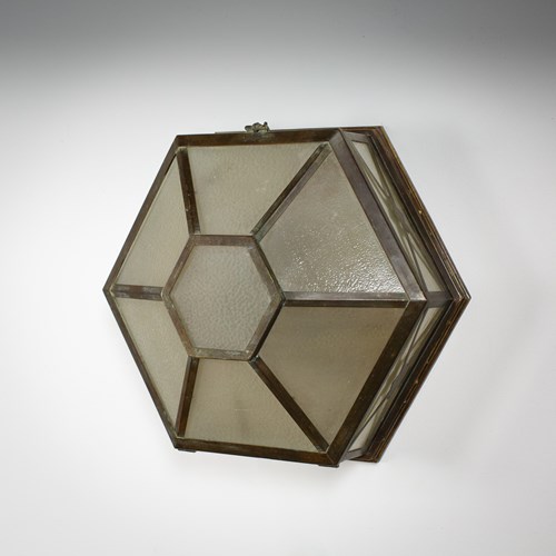 Original Copper Ceiling Light