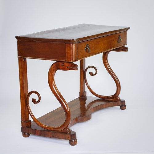 Pair Of Impressive Serpent Console Tables