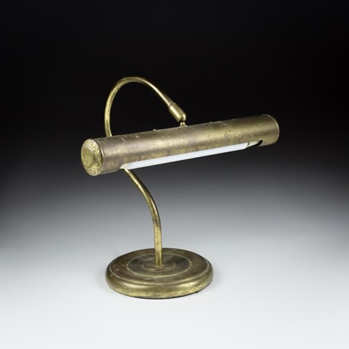 Brass Swan Neck Desk Lamp