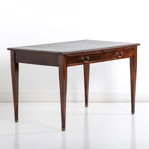 Georgian Style Desk With Leather Insert