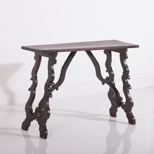 Early 19Th Century Italian Single Plank Console Table