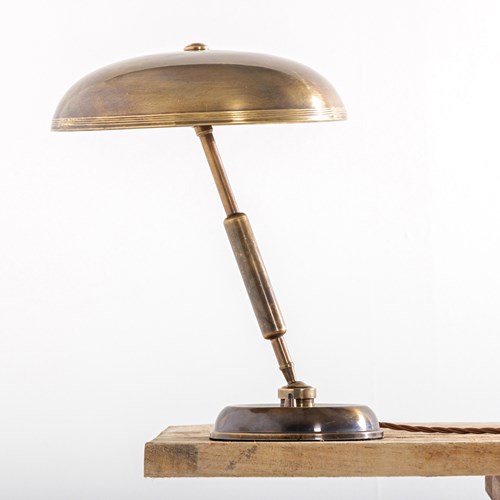 Brass Table Lamp By Giovanni Michelucci