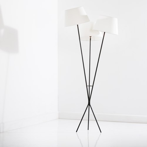 Mid Century Tripod Floor Lamp