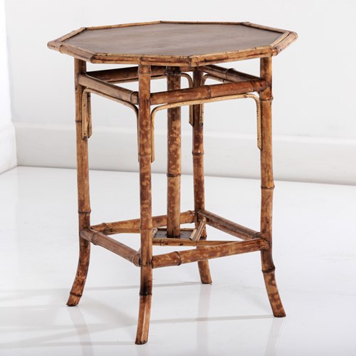 Late 19Th Century Bamboo Side Or Lamp Table