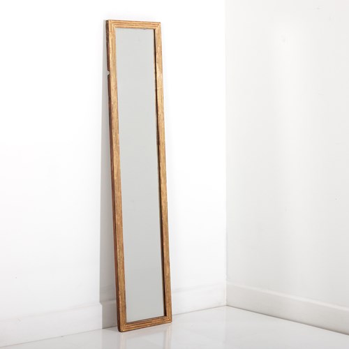 Early 19Th Century Reeded Gilt Mirror