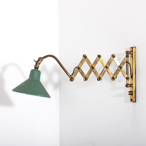 Diminutive Italian Zig Zag Wall Light