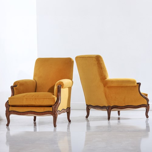 Pair Of Armchairs In The Manner Of Maison Jansen