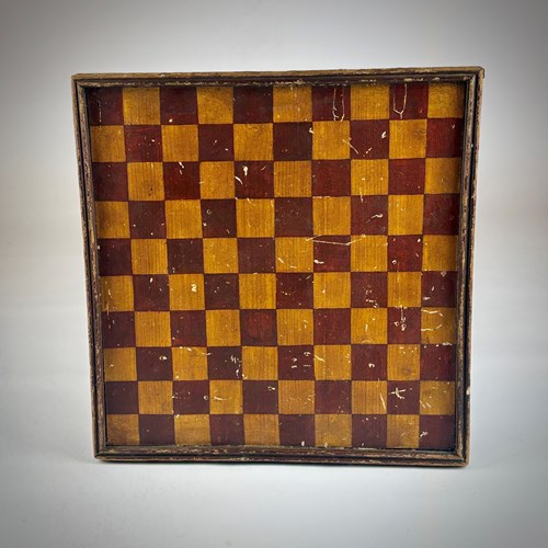 Late 19Th Century Double Sided Games Board