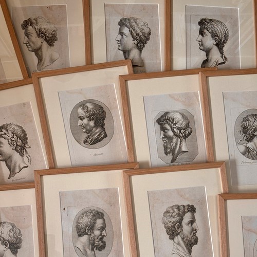 Set 18Th Century Classical Figure Engravings