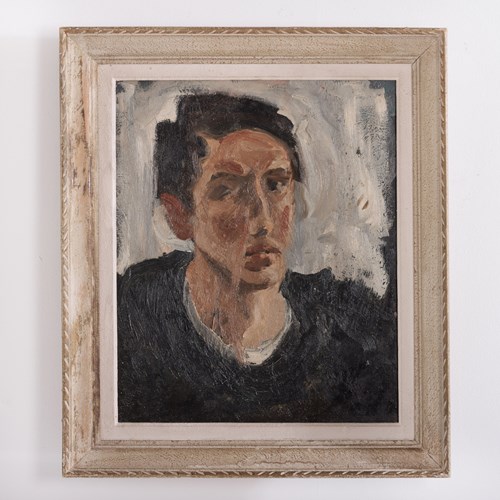 French Expressionist Portrait, École De Paris