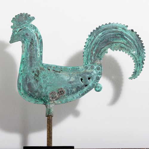 Early 19Th Century Cockerel Weathervane