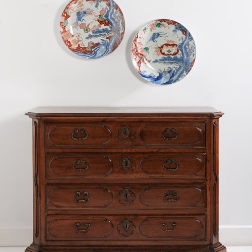 Pair Of Large Imari Chargers
