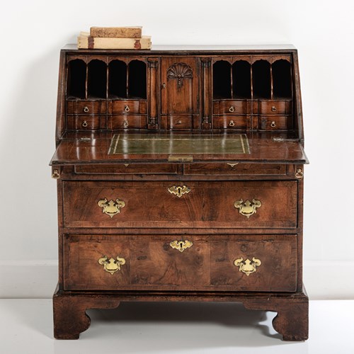 Early Georgian Walnut Bureau