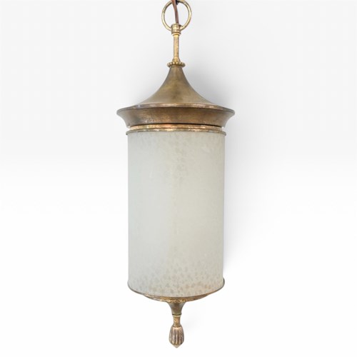 Italian Brass Hall Lamp