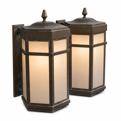 Copper Wall Lanterns