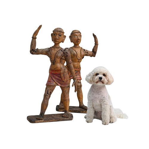 19Th Century Temple Figures