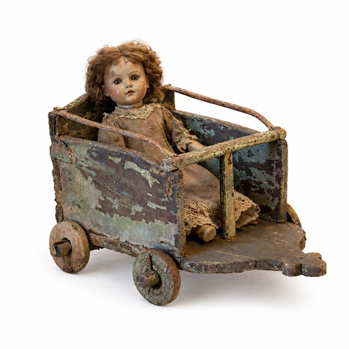 English Child’S Toy Cart