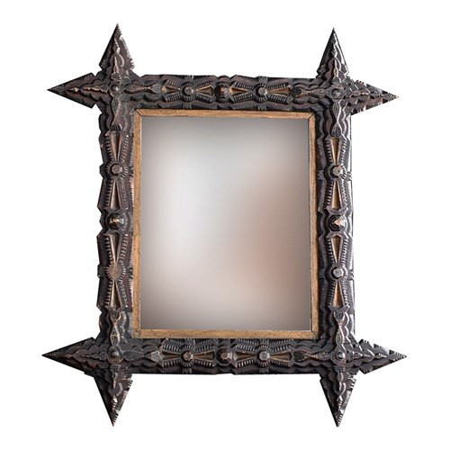 Tramp Art Mirror  