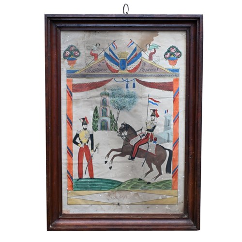 Folk-Art Militaria Painting