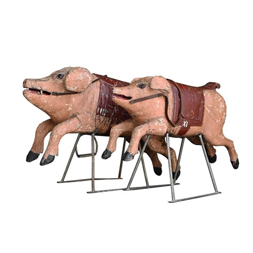 Limonaire Carousel Pigs