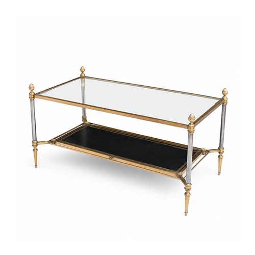 Maison Jansen Leather Table