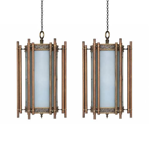 American Art Deco Lanterns