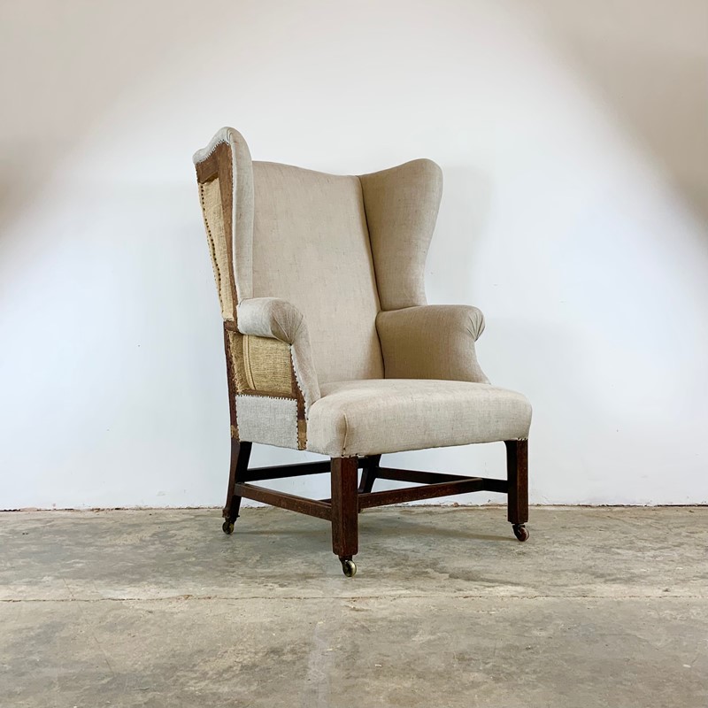 19th Century Wing Chair-the-one-off-chair-company-img-1769-main-637853758915396946.JPG