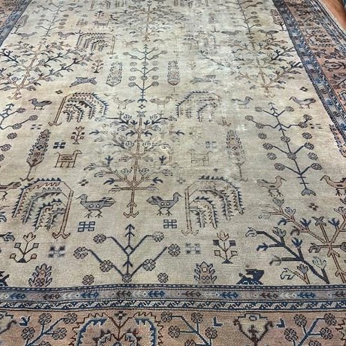 Antique Turkish Oushak Approx 6M X 4M