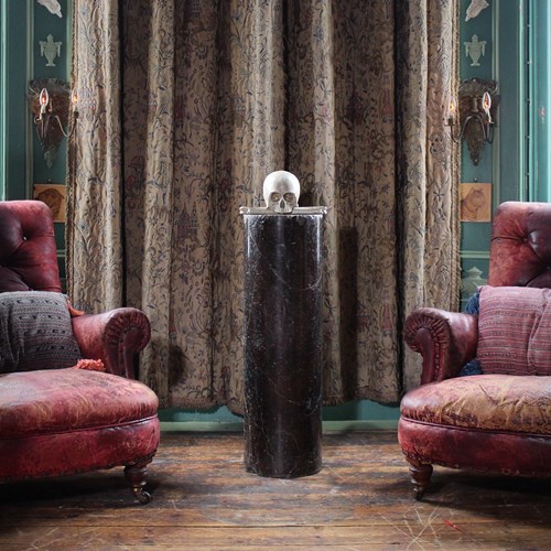 19Th Century Rosso Levanto Marble Plinth 